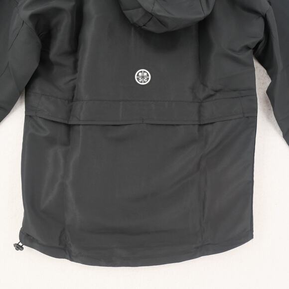 NEW Black Rifle Coffee Company Men's Small  BLACK Hooded Jacket - Picture 10 of 10